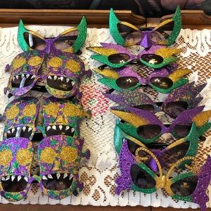 Mardi Gras Inspired sunglasses for men and women